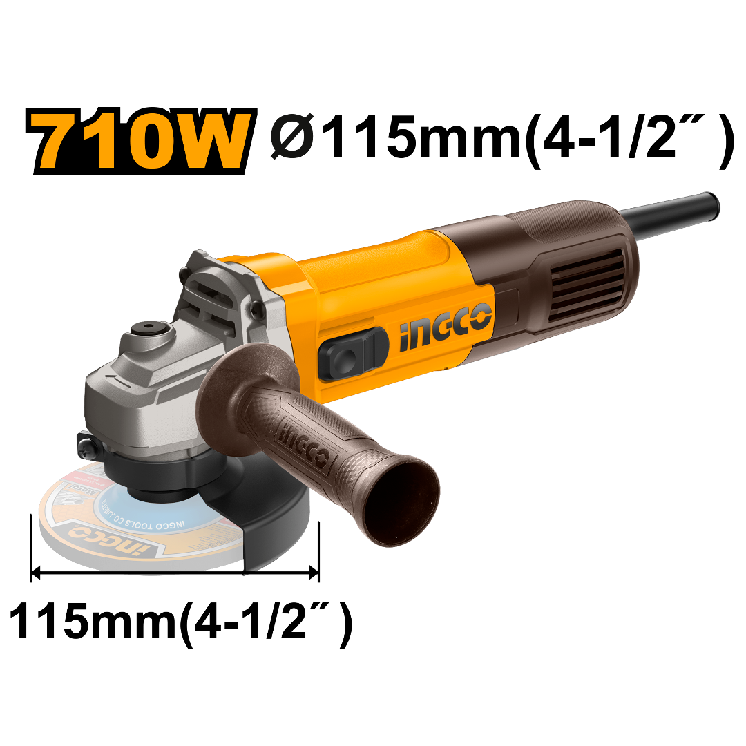 AMOLADORA ANGULAR 710W INGCO