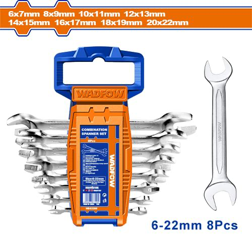 SET X 8 LLAVES DE BOCA WADFOW