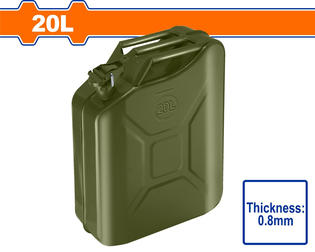 BIDON METALICO VERDE 20LT WADFOW