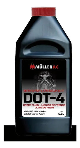 LÍQUIDO DE FRENO DOT-4 500ML MULLER
