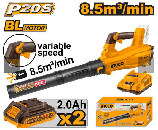 SOPLADORA A BATERIA 8,5M3/MIN 20V P20S