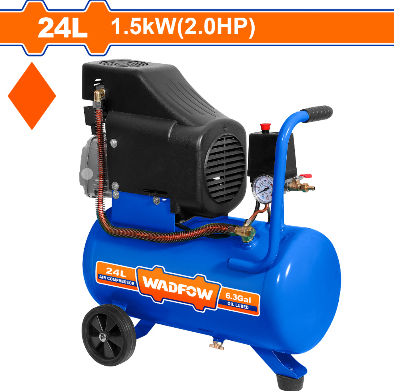 COMPRESOR 24 LT 2HP WADFOW WAP3A24