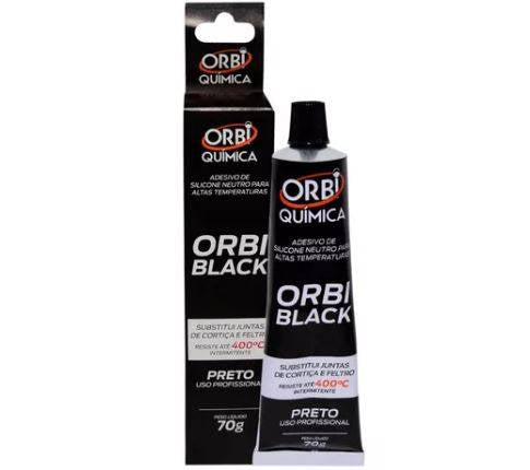 SILICONA PARA JUNTAS NEGRA ORBIVED 400°C